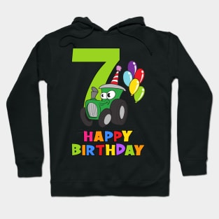 7th Birthday Party 7 Year Old Seven Years Hoodie